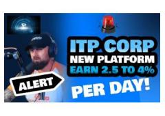 iTP Corp New Crypto Currency Platform Earns 2.5 To 4% Per Day!