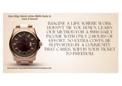 New system is here to help you work from home$900/Day opportunity!