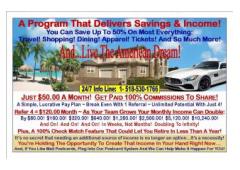 A residual income that is designed to never end