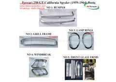 Ferrari 250 GT SWB California Spyder parts by stainless steel new