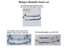 Renault Caravelle and Floride (1958 to 1968) / Renault Dauphine year (1956 to 1967) bumpers